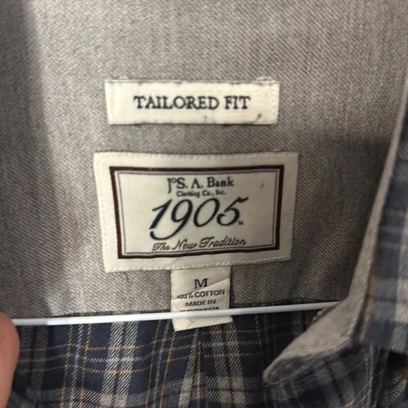 Jos A Bank 1905 Flannel Medium - Picture 3 of 3
